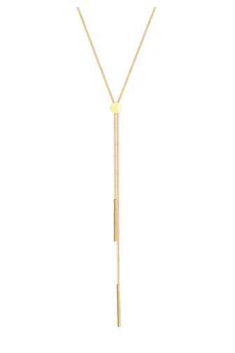 ELLI Kette Y-Kette Stab Minimal 925 Silber Gold