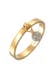Ring Bandring Stapelring Labradorit Perle 925 Silber vergoldet Gold