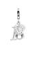 Charm 18 Hufeisen Glück 925 Silber, mit Kristallen von Swarovski®