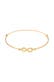 Armband Infinity Unendlichkeit Symbol Nylon 925 Silber Gold