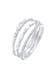 Ring Zirkonia Marquise Basic Stapelring Set 925 Silber Silber