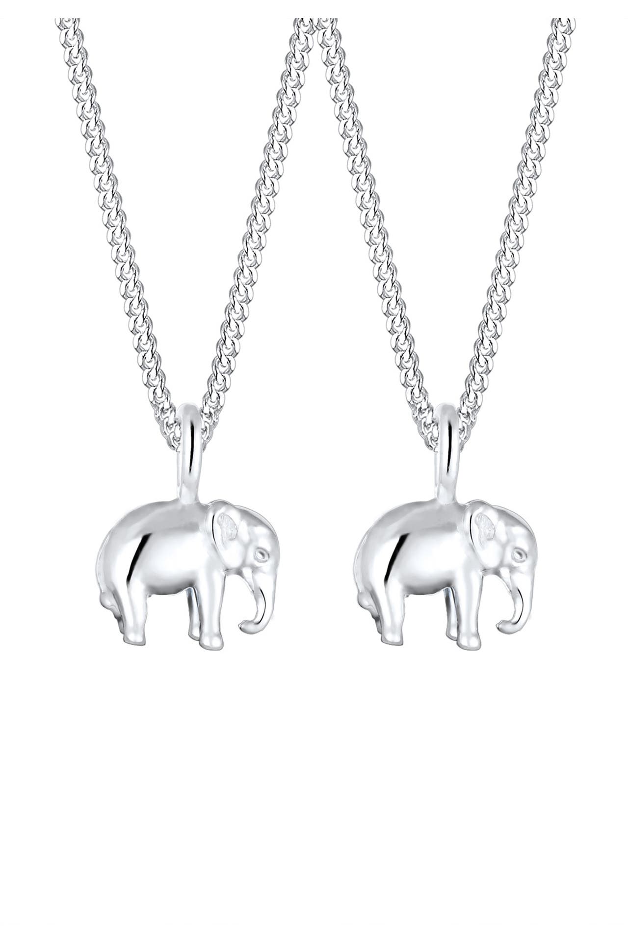 ELLI Kette Mutter Kind Elefant 925 Sterling Silver Silber, Bild 1