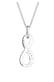 Kette Infinity Love Symbol Zirkonia 925 Silber Weiß