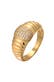 Ring Zirkonia Statement Goldfarben Gold