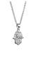 Kette Hamsa Hand Symbol Ornament Anhänger 925 Silber Silber
