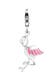 Charm Anhänger Flamingo Sommer Emaille 925 Silber