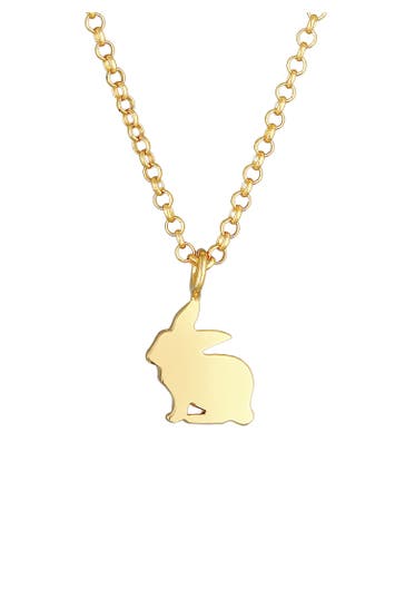 ELLI Halskette Kinder Hase Tier Ostern 925 Silber