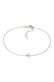 Armband Rose Dreieck 925 Sterling Silber, mit Kristallen von Swarovski® Silber