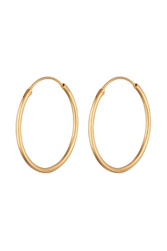 ELLI Ohrringe Creolen Rund Basic Klassisch 925 Silber Gold