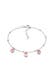 Armband Rosa 925 Sterling Silber, mit Kristallen von Swarovski® Silber