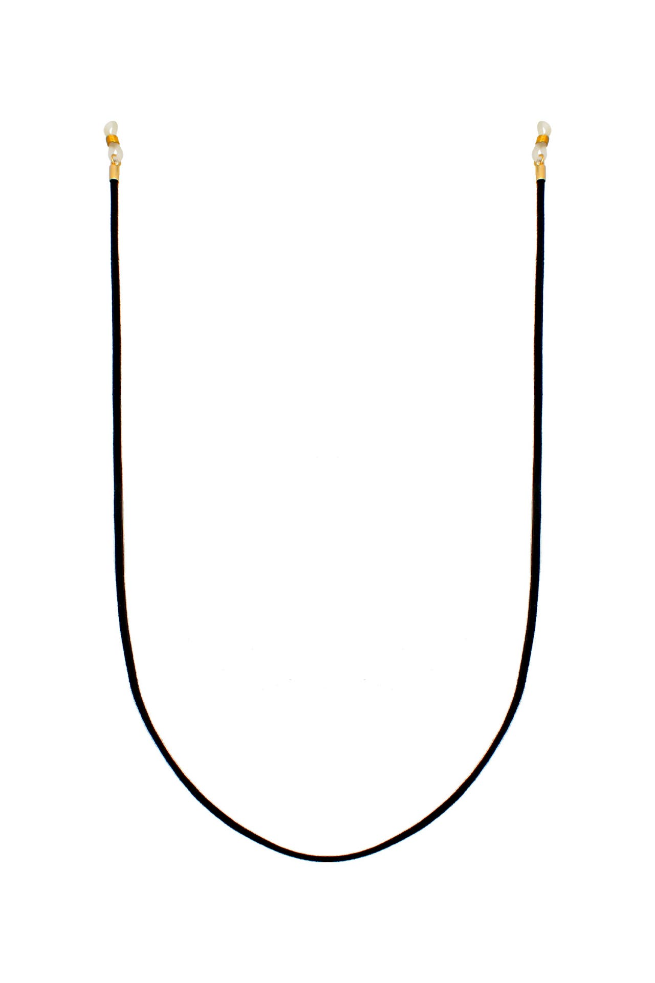 ELLI Kette Brillen-Kette Synthetisches Leder 925 Silber Gold, Bild 1