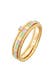 Ring Multi-Color Emaille 3er Set 925 Silber, mit Kristallen von Swarovski® Gold