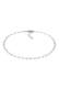 Fusskettchen Glieder Oval Basic Chain Optik 925 Silber Silber