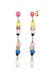 Ohrringe Süßwasserzuchtperle Glas Bead Emaille 925 Silber Bunt
