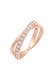 Ring Edel 925 Silber, mit Kristallen von Swarovski® Rosegold
