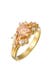 Ring Cocktail Statement Zirkonia 925 Silber Gold