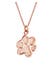 Kette Pfote Symbol Hund 925 Silber Rosegold