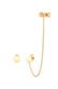 Ohrringe Stecker Earcuff Klemme Rund Plättchen 925 Silber Gold