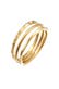 Ring Stapelring Stacking Boho Set (3 tlg.) 925 Sterling Silber Gold