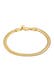 Armband Flach Elegant Schlangenkette 925 Silber Gold