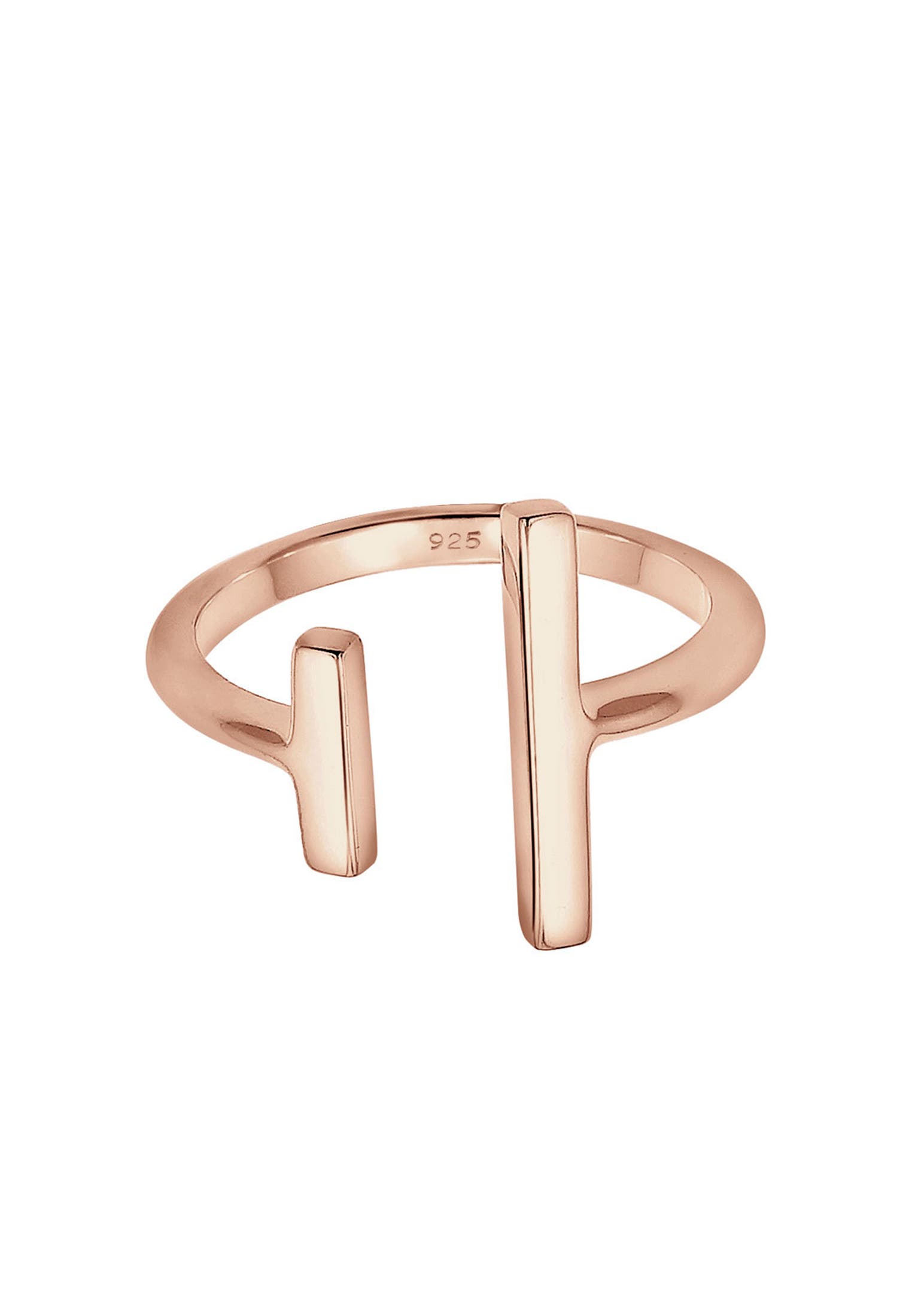 VIKI LYNN Semikolon Ring – Verstellbar, Aus 925 Sterling Silber & Zirkonia, Inspirierendes Awareness Schmuckstück