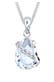 Kette Tropfen Weiß 925 Sterling Silber, mit Kristallen von Swarovski® Weiß