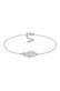 Armband Hamsa Hand der Fatima 925 Silber, mit Kristallen von Swarovski® Silber