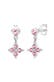 Ohrringe Kinder Blume Blau 925 Silber, mit Kristallen von Swarovski®