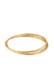 Armband Armreif Dreifach 925 Sterling Silber Gold