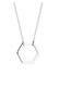 Kette Geo Hexagon 925 Sterling Silber Silber
