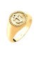 Ring Elli Ring Maritim Anker Siegelring 925 Silber vergoldet Gold
