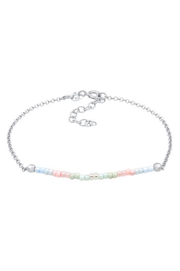 ELLI Armband Beads Kugeln Pastell 925 Silber Silber