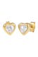 Ohrringe Zirkonia Kristalle 925 Silber gold