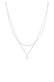 Kette Layer Stern Zirkonia Weiß 925 Sterling Silver Silber