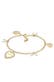 Armband Bettelarmband Tracht Kristalle Silber Gold