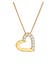 Kette Herz Zirkonia 585 Gelbgold Gold