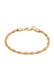 Armband Kordel Gedreht Elegant Basic 925 Silber Gold