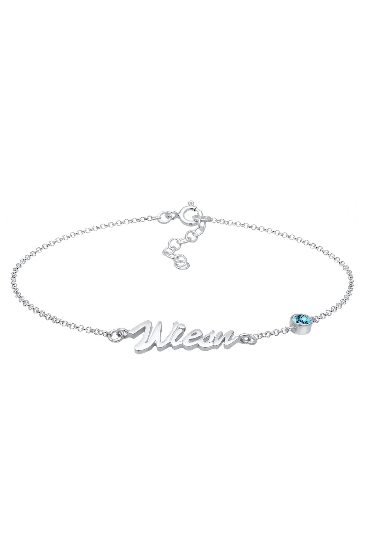 ELLI Armband Tracht Traditionell Kristalle 925 Silber Silber, Bild 1