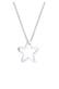 Kette Anhänger Stern 925 Sterling Silber Silber