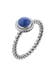 Ring Lapislazuli Geburtsstein September Edel 925 Silber Blau