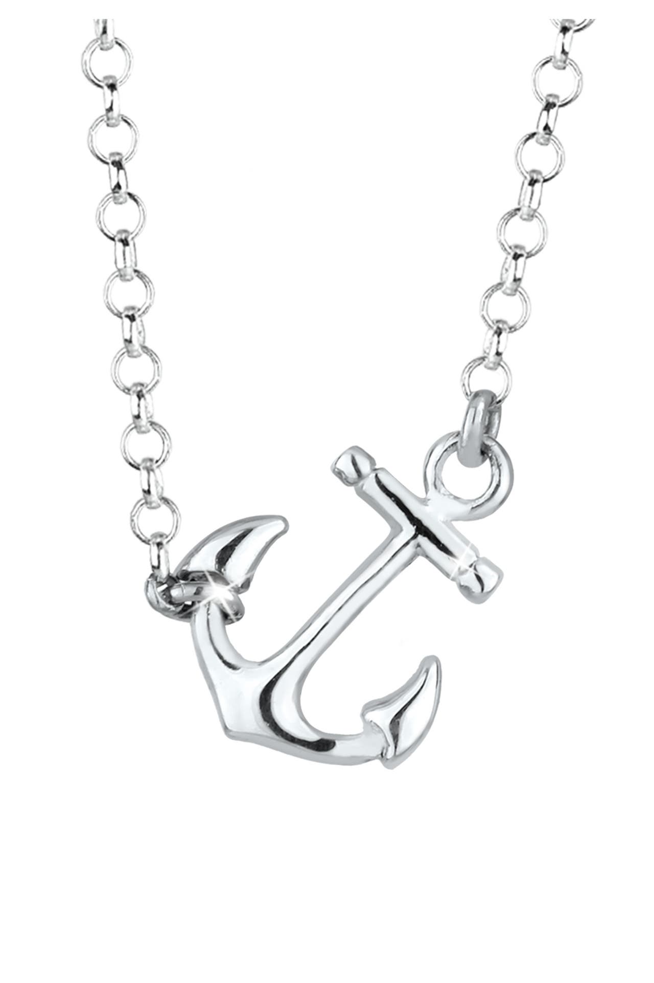 ELLI Kette Anker Maritim Hanseatisch 925 Silber Silber, Bild 1