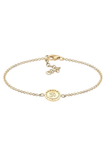 ELLI Armband OM 925 Sterling Silber Gold