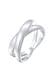 Ring X Wickelring Kreuz 925 Silber Silber