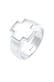 Ring Siegelring Bandring Kreuz 925 Silber