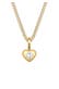 Halskette Kinder Herz Geburt Taufe Zirkonia 585 Gelbgold