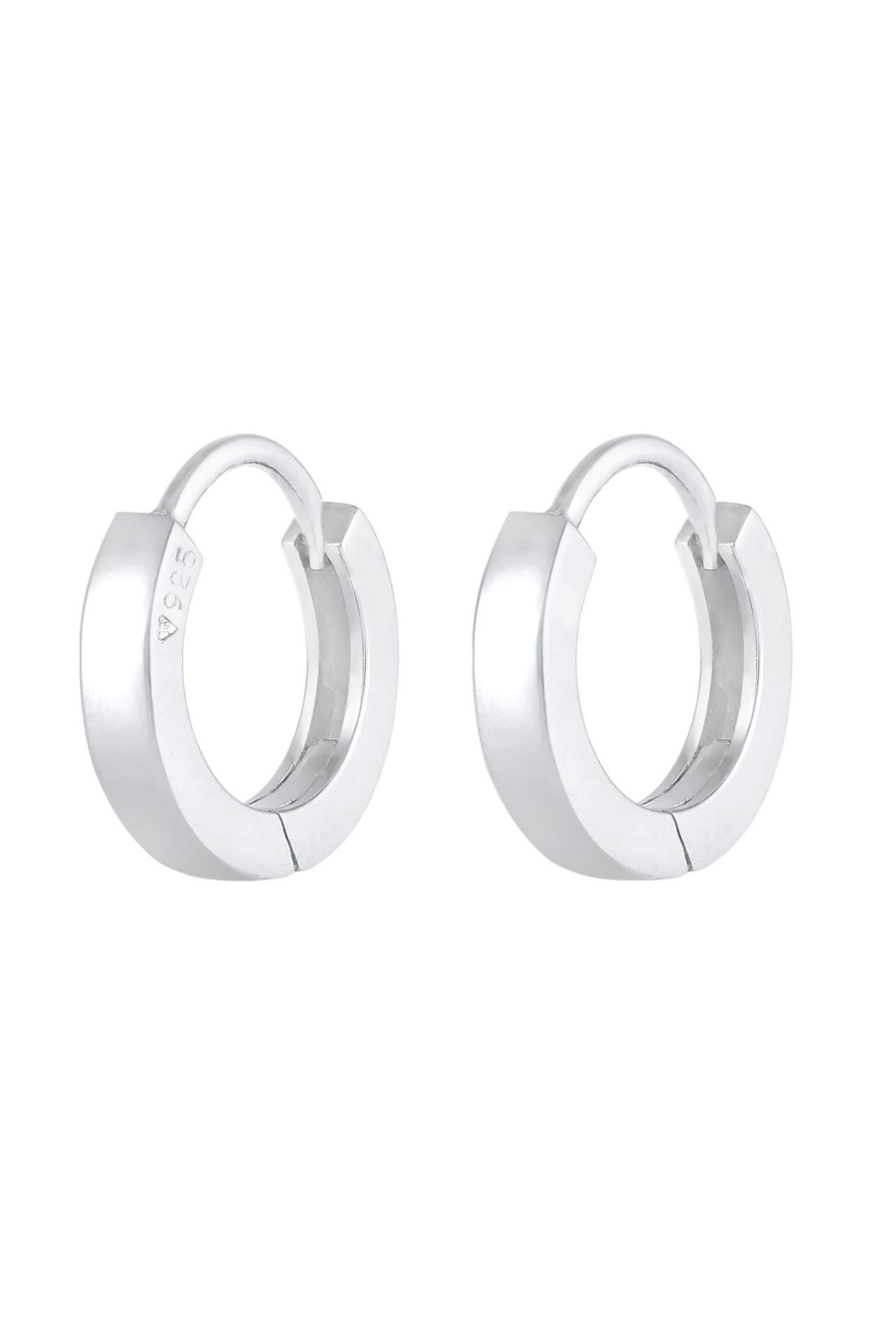 ELLI Ohrringe Creolen Basic Scharnier 925 Silber Silber, Bild 1
