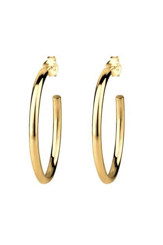 ELLI Ohrringe Basic Schlicht mit Stecker 925 Silb Gold