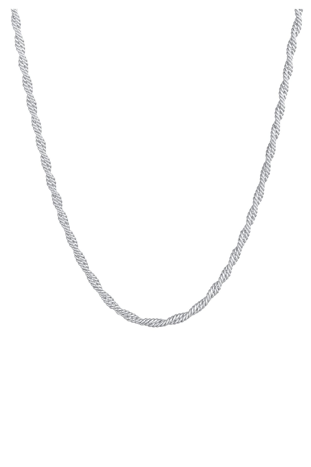 ELLI PREMIUM Kette Kordelkette Gedreht Basic 925 Silber Silber, Bild 1