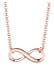 Kette Infinity Symbol Unendlichkeit 925 Silber Rosegold