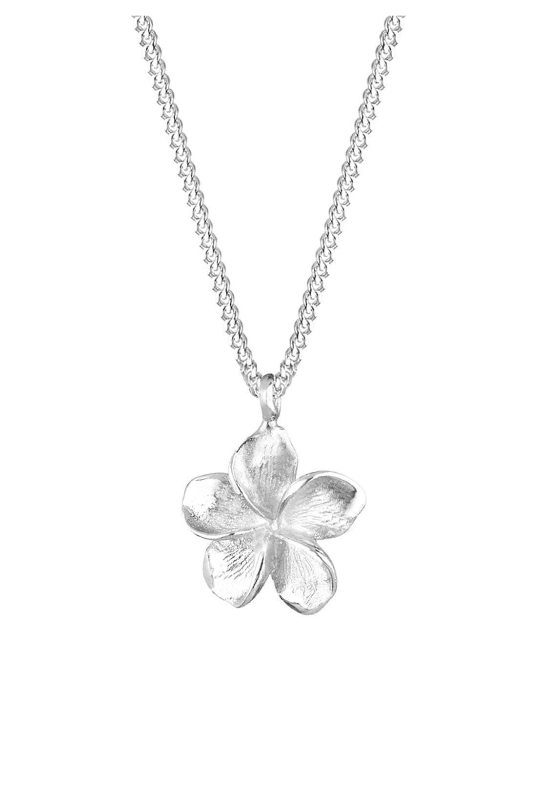 ELLI Kette Frangipani Blüte 925 Silber Silber, Bild 1